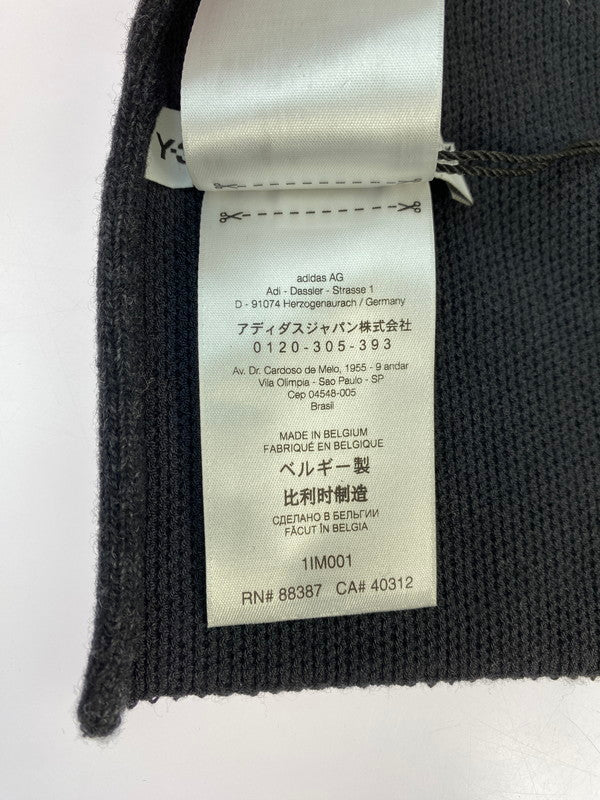 【未使用品】【メンズ/レディース】 Y-3 ワイスリー CLSC KNIT SCRFGK0629 ニット スカーフ ショール ひざ掛け  187-241117-em-11-min カラー：ブラック 万代Net店