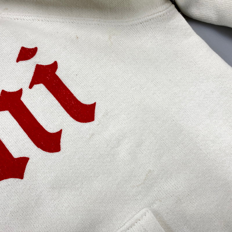 【中古品】【メンズ】 VINTAGE 50-60 MIAMI OLD ENGLISH マイアミ オールド イングリッシュ RAGLAN HOODED SWEATSHIRT ラグラン フーデッド スウェット シャツ トップス　パーカー 146-250920-ya-05-izu サイズ：下記参照 カラー：ホワイト 万代Net店