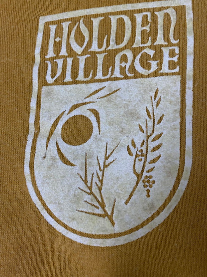 【中古品】【メンズ】  VINTAGE 60S HOLDEN VILLAGE FLOCKING PRINTED SS SWEATSHIRT スウェットシャツ 半袖トップス ヴィンテージ 146-241105-me-58-min カラー：マスタード 万代Net店