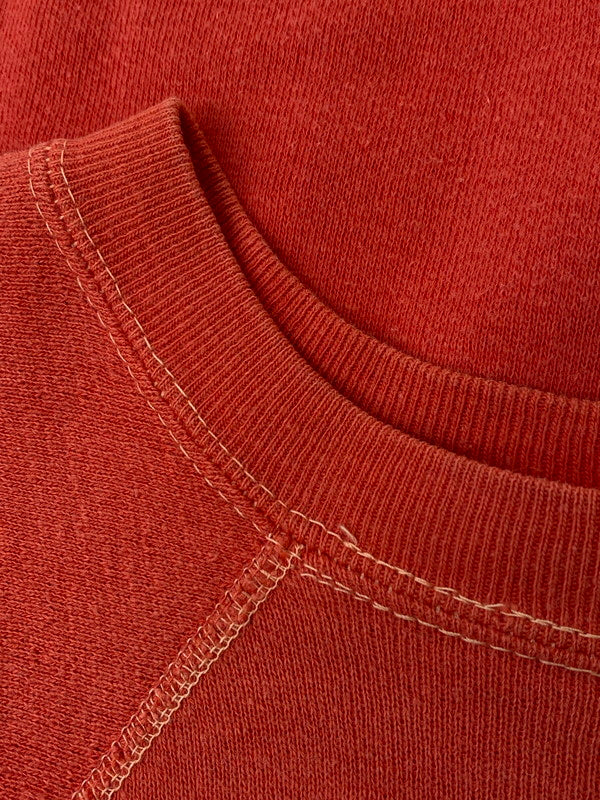 【中古品】【メンズ】 VINTAGE 50-60S HOLY REDEEMER RAIDERS RAGLAN SWEATSHIRT ラグラン スウェットシャツ 長袖トップス ヴィンテージ 146-241107-me-21-min カラー：レッド 赤 万代Net店