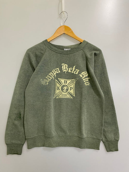 【中古品】【メンズ】 TEN STRIKE BY LEO&CO テンストライク USA製 50S RAGLAN SWEATSHIRT ラグラン スウェットシャツ 長袖トップス 146-241105-me-62-min サイズ：S カラー：グリーン 万代Net店