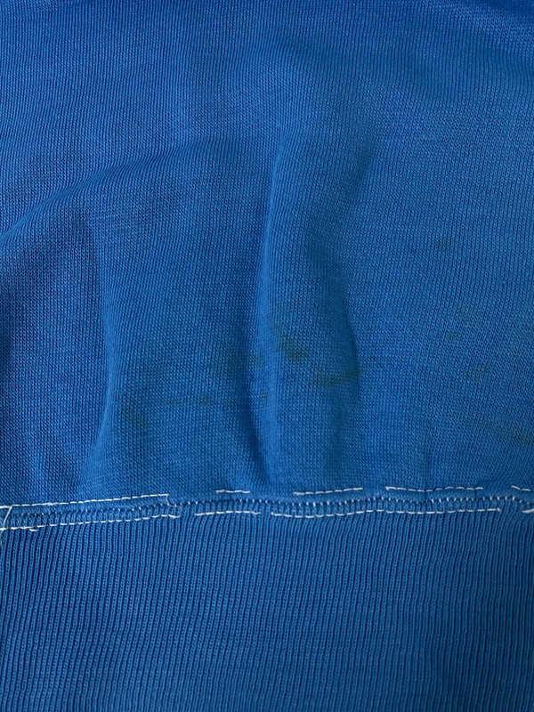 【現状渡し品】【メンズ】 VINTAGE 50-60S TEXAS TECH SS V-NECK SWEATSHIRT Vネック スウェットシャツ 半袖トップス ヴィンテージ 146-241105-me-53-min カラー：ブルー 万代Net店