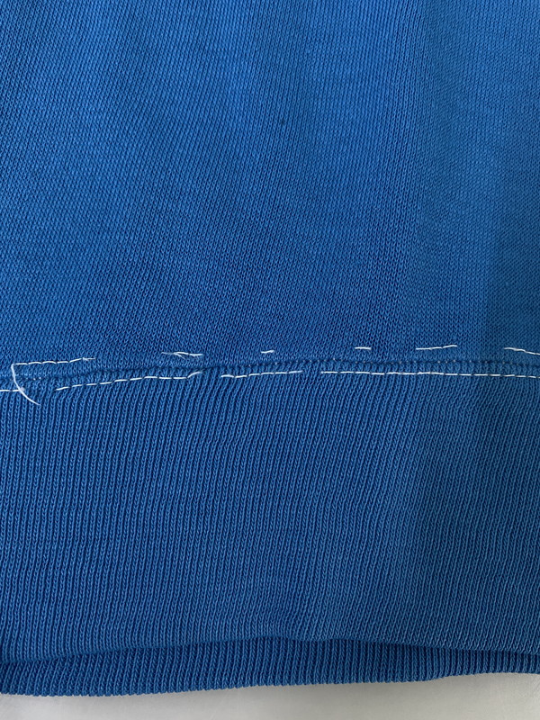 【現状渡し品】【メンズ】 VINTAGE 50-60S TEXAS TECH SS V-NECK SWEATSHIRT Vネック スウェットシャツ 半袖トップス ヴィンテージ 146-241105-me-53-min カラー：ブルー 万代Net店