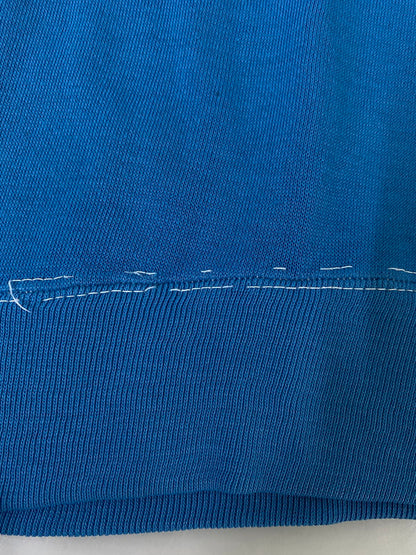 【現状渡し品】【メンズ】 VINTAGE 50-60S TEXAS TECH SS V-NECK SWEATSHIRT Vネック スウェットシャツ 半袖トップス ヴィンテージ 146-241105-me-53-min カラー：ブルー 万代Net店