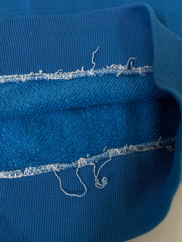 【現状渡し品】【メンズ】 VINTAGE 50-60S TEXAS TECH SS V-NECK SWEATSHIRT Vネック スウェットシャツ 半袖トップス ヴィンテージ 146-241105-me-53-min カラー：ブルー 万代Net店