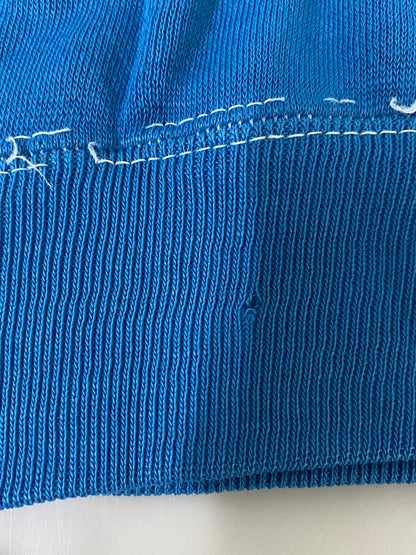 【現状渡し品】【メンズ】 VINTAGE 50-60S TEXAS TECH SS V-NECK SWEATSHIRT Vネック スウェットシャツ 半袖トップス ヴィンテージ 146-241105-me-53-min カラー：ブルー 万代Net店