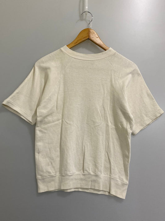 【中古品】【メンズ】 HANES ヘインズ 60S KWAJALEIN SS RAGLAN SWEATSHIRT ラグラン スウェットシャツ 半袖トップス 146-241105-me-61-min サイズ：M カラー：ホワイト系 万代Net店
