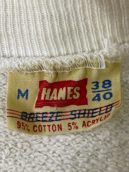 【中古品】【メンズ】  HANES ヘインズ 60S KWAJALEIN SS RAGLAN SWEATSHIRT ラグラン スウェットシャツ 半袖トップス 146-241105-me-61-min サイズ：M カラー：ホワイト系 万代Net店