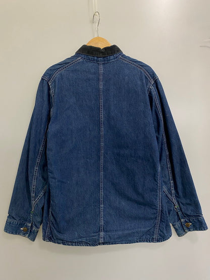 【中古品】【メンズ】  TUFNUT タフナット 50S DENIM COVERALL BLUE CHECK FLANNEL デニム カバーオール  ブルーチェック フランネル アウター ジャケット 146-241105-me-64-min カラー：インディゴ 万代Net店