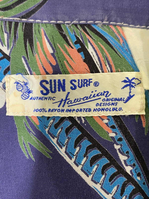 【中古品】【メンズ】  SUNSURF サンサーフ 90'S アロハシャツ 半袖シャツ 145-241109-AS-58-min カラー：パープル 万代Net店