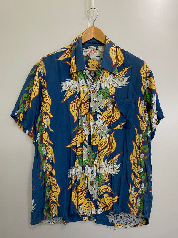 【中古品】【メンズ】  SUNSURF サンサーフ 90'S アロハシャツ 半袖シャツ 145-241109-AS-59-min カラー：ブルー 万代Net店