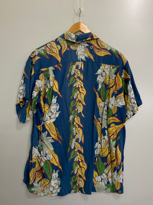 【中古品】【メンズ】  SUNSURF サンサーフ 90'S アロハシャツ 半袖シャツ 145-241109-AS-59-min カラー：ブルー 万代Net店