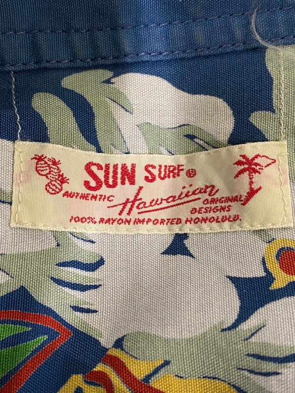 【中古品】【メンズ】  SUNSURF サンサーフ 90'S アロハシャツ 半袖シャツ 145-241109-AS-59-min カラー：ブルー 万代Net店