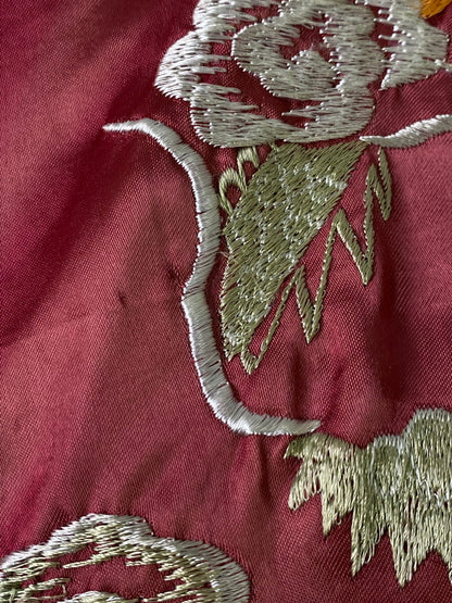 【現状渡し品】【メンズ】 VINTAGE YKK真鍮メッキバタフライジッパー 50S 鷹×韓国地図×龍 REVERSIBLE SOUVENIR JACKET リバーシブル スーベニアジャケット アウター スカジャン ヴィンテージ 146-241105-me-66-min カラー：ネイビー/ボルドー 万代Net店