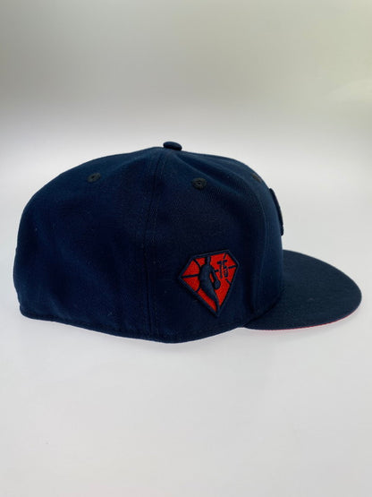 【中古品】【メンズ】 NEW ERA ニューエラ BULLS 75TH ANV キャップ ブルズ 帽子 185-241111-me-28-min サイズ：62.5cm カラー：ネイビー 万代Net店