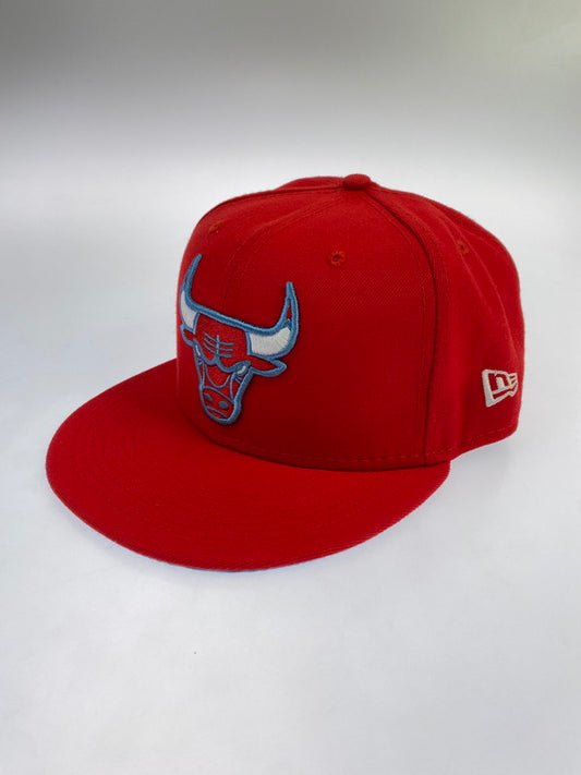 【中古美品】【メンズ】 NEW ERA ニューエラ BULLS キャップ 帽子 185-241112-AS-37-min サイズ：62.5cm カラー：レッド 万代Net店