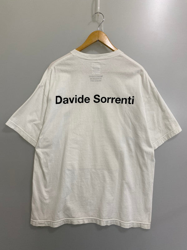 【中古品】【メンズ】 WACKO MARIA ワコマリア ×DAVIDE SORRENTI ダヴィデソレンティ DAVIDESORRENTI-WM-TEE03 CREW NECK T-SHIRT(TYPE 3) 半袖Tシャツ 142-241109-AS-51-min サイズ：XL カラー：ホワイト 万代Net店