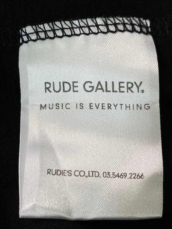 【中古美品】【メンズ】 RUDE GALLERY ルードギャラリー AFLOOD OF CIRCLE S S TEE 半袖Tシャツ 142-241109-AS-53-min サイズ：L カラー：ブラック 万代Net店