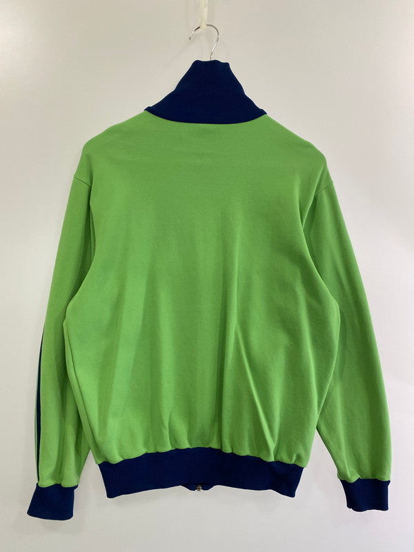 【中古品】【メンズ】 adidas アディダス 西ドイツ製デサントタグ 70S TRACK JACKET GREEN トラックジャケット アウター 146-241107-me-24-min サイズ：5 カラー：グリーン/ネイビー 万代Net店