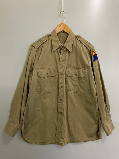 【中古品】【メンズ】  HUNGARY ARMY ハンガリーアーミー 60-70S OFFICER SHIRT アウター 146-241109-AS-65-min カラー：ベージュ 万代Net店