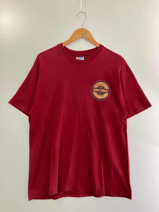 【中古品】【メンズ】  HANES ヘインズ 90S MR ZOGS SEX WAX PRINTED T-SHIRT 半袖Tシャツ 146-241109-AS-14-min サイズ：L カラー：レッド 万代Net店