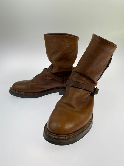 【中古品】【メンズ】  BUZZ RICKSON'S バズリクソンズ BR02010 CIVILIAN PATCH BOOTS シビリアン パッチ ブーツ 靴 シューズ 164-241110-cn-11-min サイズ：8E カラー：ブラウン 万代Net店