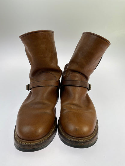 【中古品】【メンズ】  BUZZ RICKSON'S バズリクソンズ BR02010 CIVILIAN PATCH BOOTS シビリアン パッチ ブーツ 靴 シューズ 164-241110-cn-11-min サイズ：8E カラー：ブラウン 万代Net店