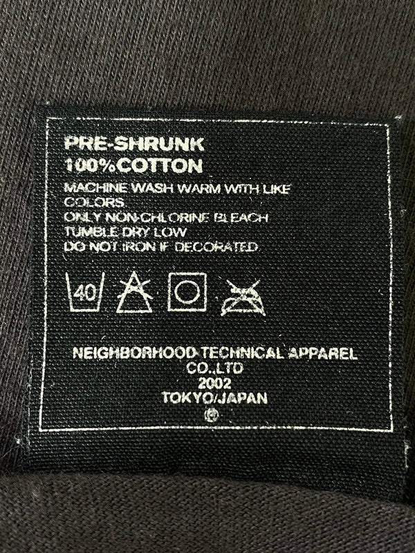 【中古品】【メンズ】 NEIGHBORHOOD ネイバーフッド 00’S LOGO TEE ロゴ Tシャツ 半袖トップス 142-241105-me-63-min カラー：ダークグレー系 万代Net店