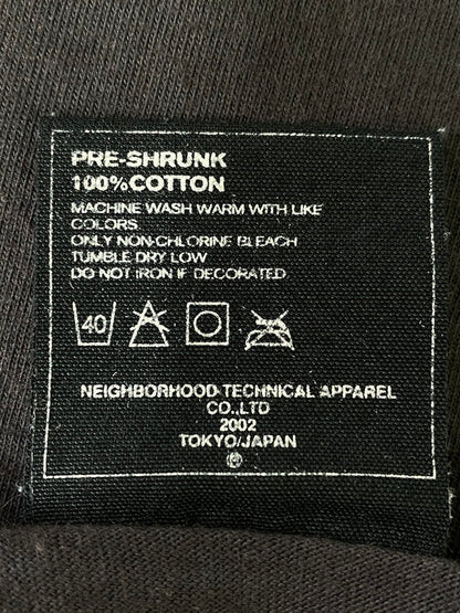 【中古品】【メンズ】 NEIGHBORHOOD ネイバーフッド 00’S LOGO TEE ロゴ Tシャツ 半袖トップス 142-241105-me-63-min カラー：ダークグレー系 万代Net店