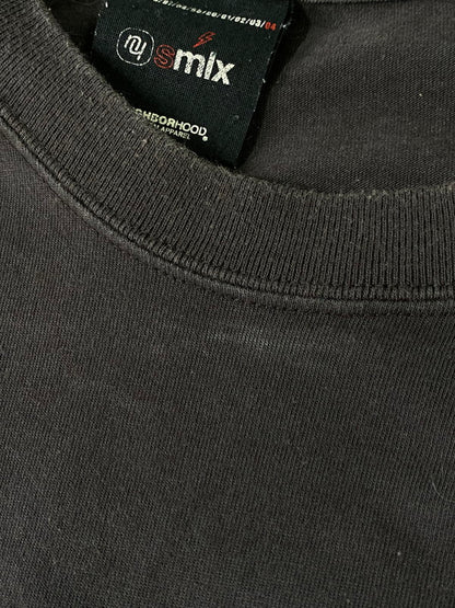 【中古品】【メンズ】 NEIGHBORHOOD ネイバーフッド 00’S LOGO TEE ロゴ Tシャツ 半袖トップス 142-241105-me-63-min カラー：ダークグレー系 万代Net店