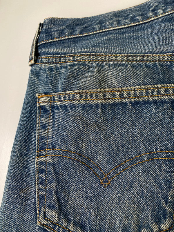 【中古品】【メンズ】 Levi's リーバイス 501-0115 90’S 501 DENIM PANT デニムパンツ ボトムス 157-241114-jt-32-min サイズ：34×36 カラー：インディゴ 万代Net店