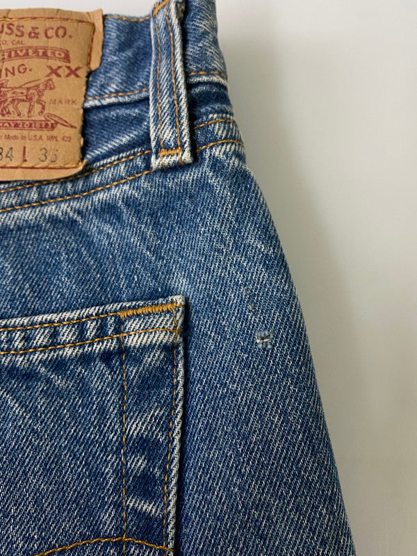 【中古品】【メンズ】 Levi's リーバイス 501-0115 90’S 501 DENIM PANT デニムパンツ ボトムス 157-241114-jt-32-min サイズ：34×36 カラー：インディゴ 万代Net店