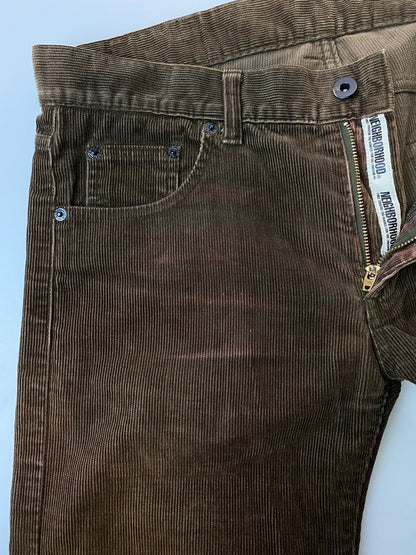 【中古品】【メンズ】 NEIGHBORHOOD ネイバーフッド 00'S CORDUROY PANT ボトムス パンツ ズボン 153-241109-AS-36-min サイズ：W35 カラー：ブラウン 万代Net店