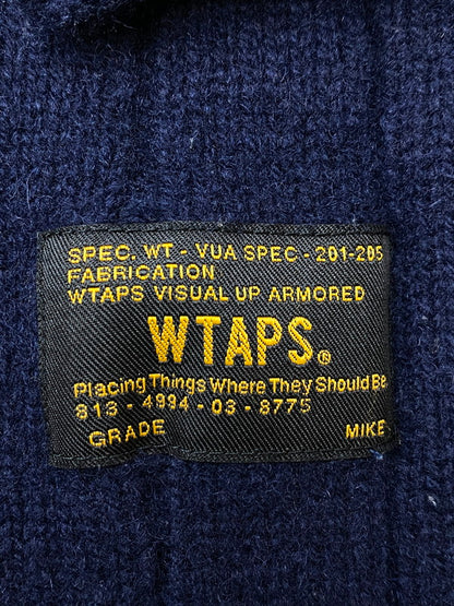 【中古品】【メンズ】 WTAPS ダブルタップス 17AW DECK DREW 172MADT-KNM02 デッキクルー ニットセーター メンズトップス ウィンター 142-241108-em-29-min カラー：ネイビー 万代Net店