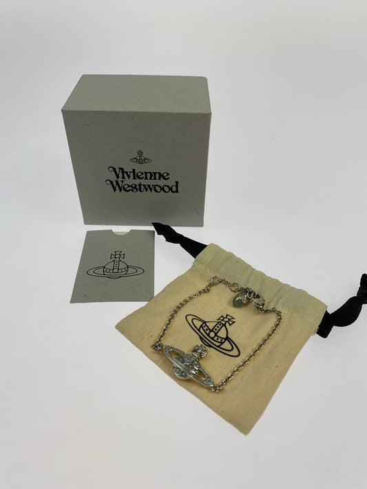 【中古美品】【レディース】 Vivienne Westwood ヴィヴィアンウエストウッド MINI BAS RELIEF CHAIN BRACELET ブレスレット アクセサリー 192-241114-yn-07-min カラー：シルバー 万代Net店