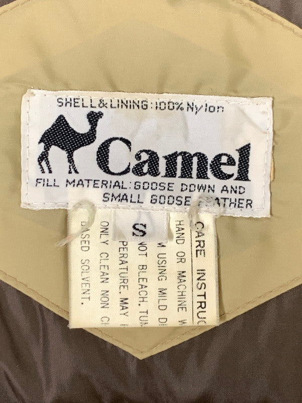 【中古品】【メンズ】 CAMELLIA カメリア DOWN VEST ダウン ベスト 146-241107-me-38-min サイズ：S カラー：ブラウン/ベージュ 万代Net店