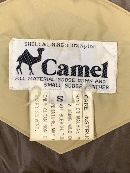 【中古品】【メンズ】 CAMELLIA カメリア DOWN VEST ダウン ベスト 146-241107-me-38-min サイズ：S カラー：ブラウン/ベージュ 万代Net店