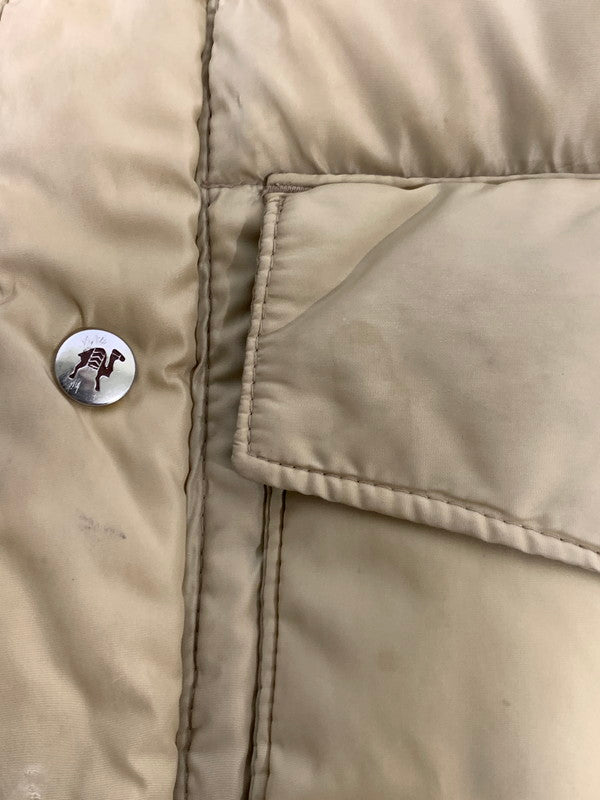 【中古品】【メンズ】 CAMELLIA カメリア DOWN VEST ダウン ベスト 146-241107-me-38-min サイズ：S カラー：ブラウン/ベージュ 万代Net店