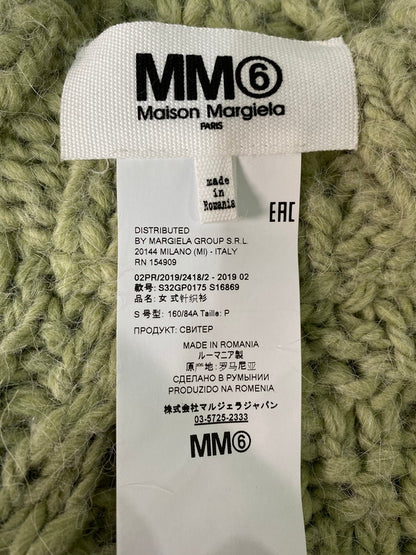 【中古品】【レディース】  MM6 MAISON MARGIELA メゾン マルジェラ S32GP0175 ローゲージ ケーブルニット  168-241105-me-47-min サイズ：S カラー：グリーン 万代Net店