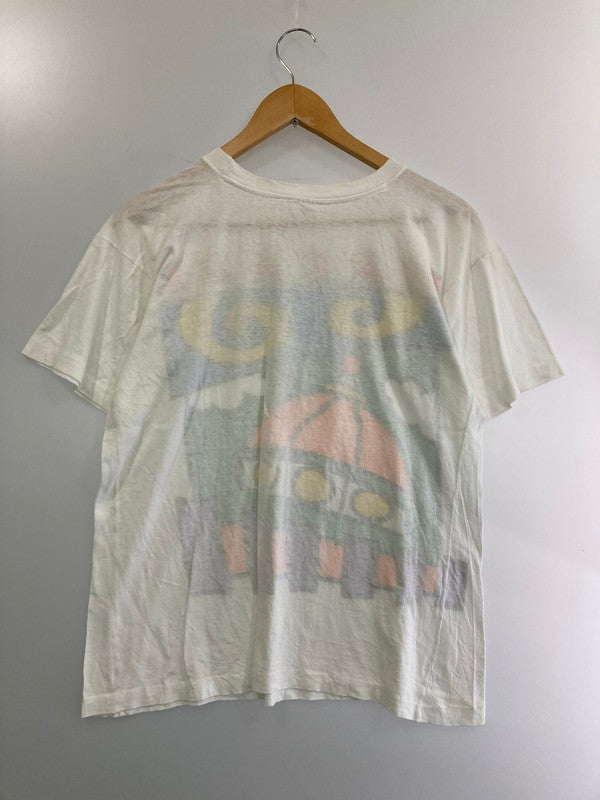 【中古品】【メンズ】 USED 90’S ”FIRENZE"TEE 半袖Tシャツ 146-241106-AS-20-min サイズ：M カラー：ホワイト 万代Net店