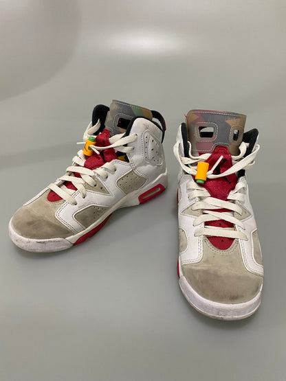 【現状渡し品】【レディース】 NIKE ナイキ 384665-062 AIR JORDAN 6 GS 靴 シューズ スニーカー SNEAKERS 166-250114-ks-03-min サイズ：23.5cm カラー：ホワイト/レッド 万代Net店