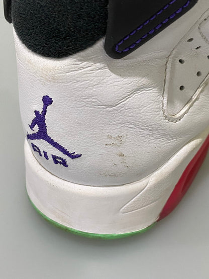 【現状渡し品】【レディース】 NIKE ナイキ 384665-062 AIR JORDAN 6 GS 靴 シューズ スニーカー SNEAKERS 166-250114-ks-03-min サイズ：23.5cm カラー：ホワイト/レッド 万代Net店