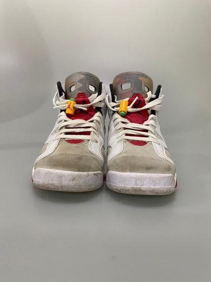 【現状渡し品】【レディース】 NIKE ナイキ 384665-062 AIR JORDAN 6 GS 靴 シューズ スニーカー SNEAKERS 166-250114-ks-03-min サイズ：23.5cm カラー：ホワイト/レッド 万代Net店