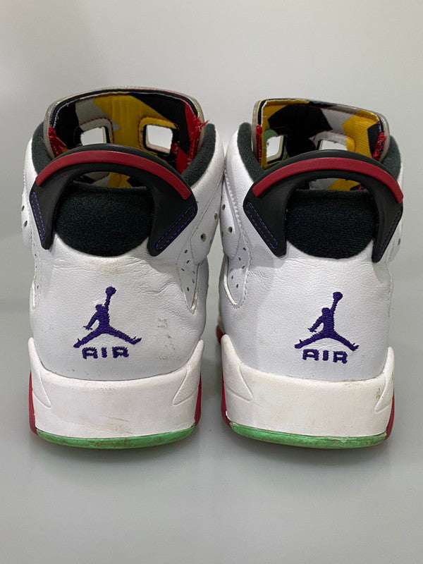 【現状渡し品】【レディース】 NIKE ナイキ 384665-062 AIR JORDAN 6 GS 靴 シューズ スニーカー SNEAKERS 166-250114-ks-03-min サイズ：23.5cm カラー：ホワイト/レッド 万代Net店