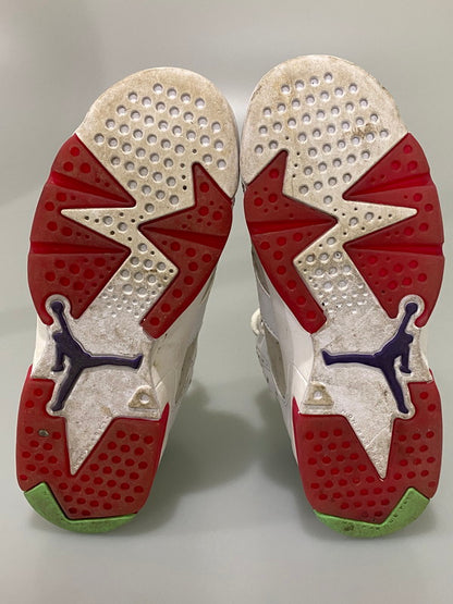 【現状渡し品】【レディース】 NIKE ナイキ 384665-062 AIR JORDAN 6 GS 靴 シューズ スニーカー SNEAKERS 166-250114-ks-03-min サイズ：23.5cm カラー：ホワイト/レッド 万代Net店