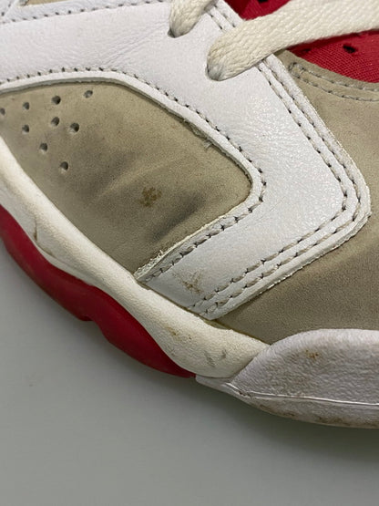 【現状渡し品】【レディース】 NIKE ナイキ 384665-062 AIR JORDAN 6 GS 靴 シューズ スニーカー SNEAKERS 166-250114-ks-03-min サイズ：23.5cm カラー：ホワイト/レッド 万代Net店