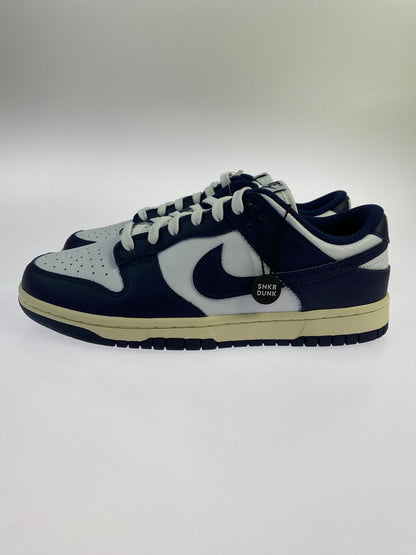 【中古美品】【メンズ/レディース】 NIKE ナイキ DD1503-115 WMNS DUNK LOW"VINTAGE NAVY" 靴 シューズ スニーカー 160-241106-AS-30-min サイズ：26.0cm カラー：ネイビー/ホワイト 万代Net店