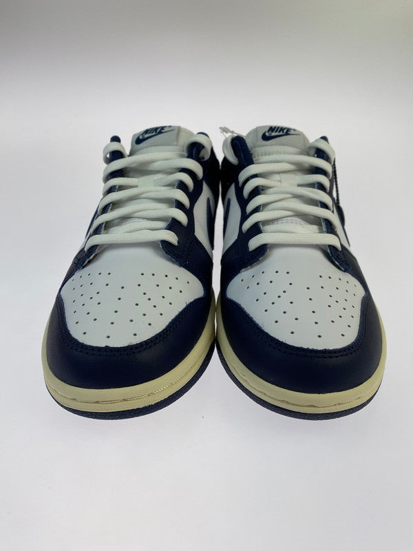 【中古美品】【メンズ/レディース】 NIKE ナイキ DD1503-115 WMNS DUNK LOW"VINTAGE NAVY" 靴 シューズ スニーカー 160-241106-AS-30-min サイズ：26.0cm カラー：ネイビー/ホワイト 万代Net店