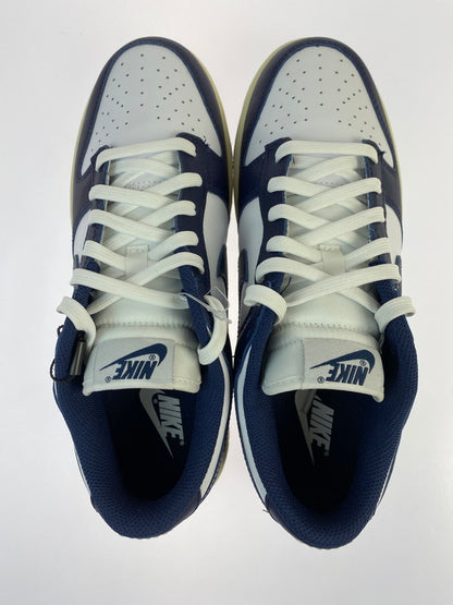 【中古美品】【メンズ/レディース】 NIKE ナイキ DD1503-115 WMNS DUNK LOW"VINTAGE NAVY" 靴 シューズ スニーカー 160-241106-AS-30-min サイズ：26.0cm カラー：ネイビー/ホワイト 万代Net店