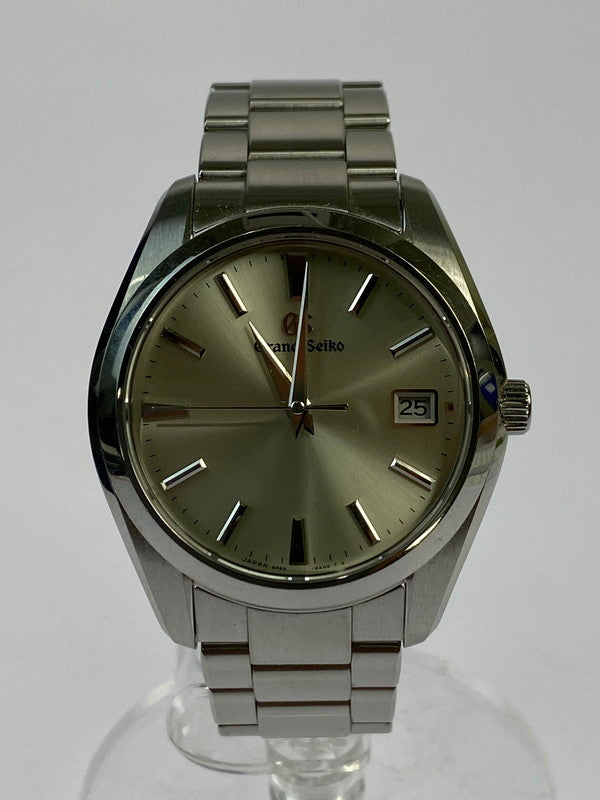 【中古美品】【メンズ】  GRAND SEIKO グランドセイコー SBGV221 ヘリテージコレクション クォーツ腕時計 195-241112-AS-32-min カラー：シルバー 万代Net店